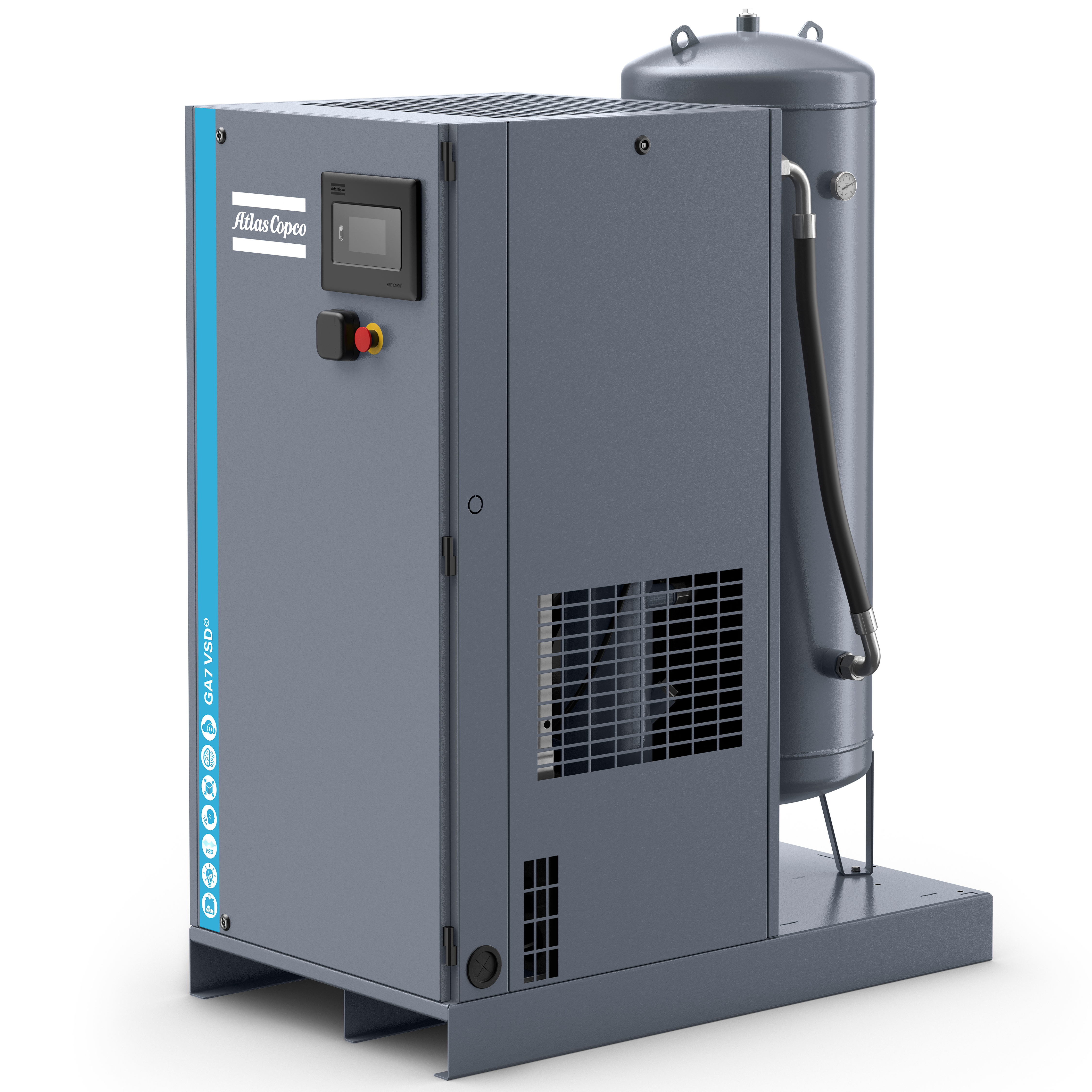 Atlas Copco GA5-18VSDS Variable Speed Rotary Screw Air Compressor Series
