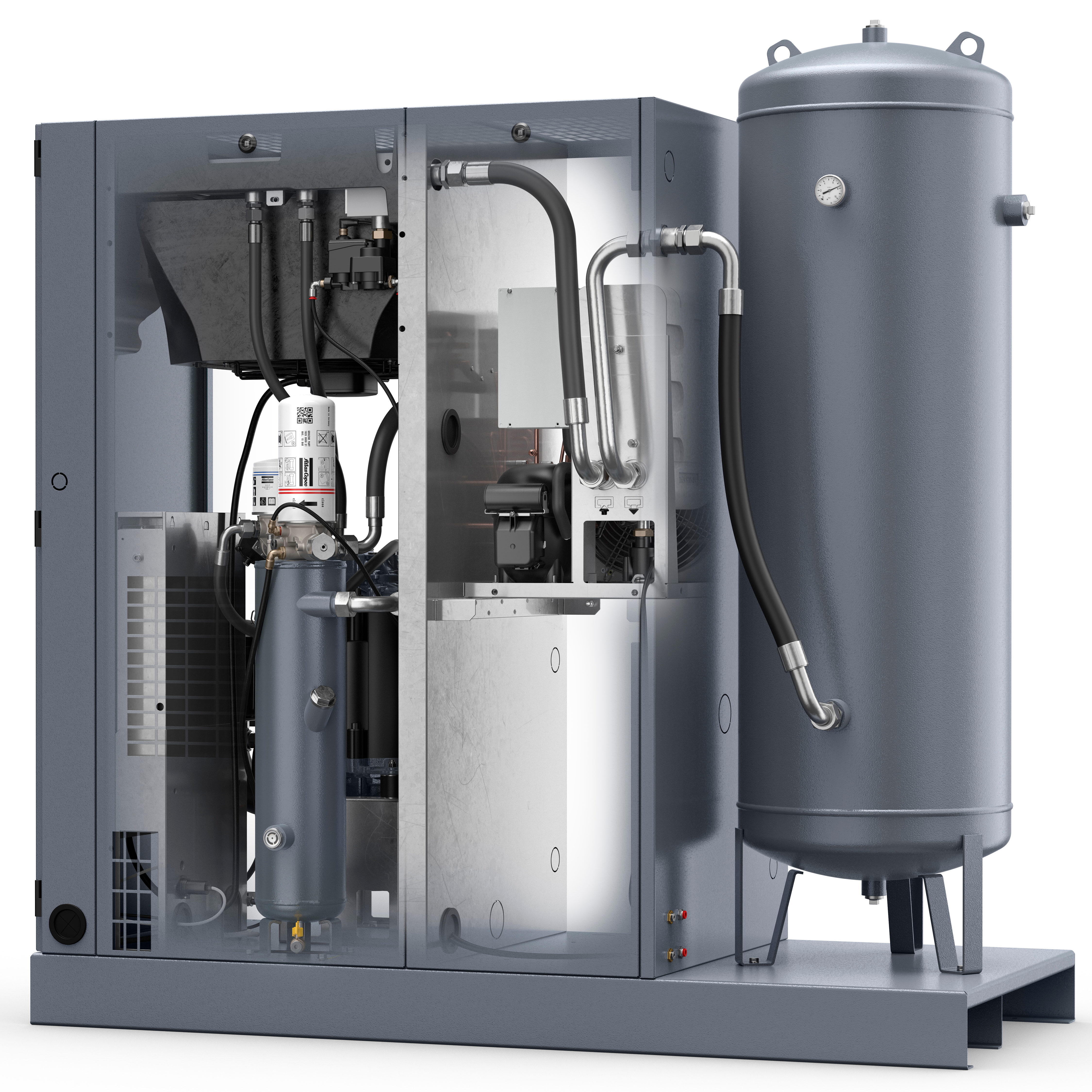 Atlas Copco GA5-18VSDS Variable Speed Rotary Screw Air Compressor Series