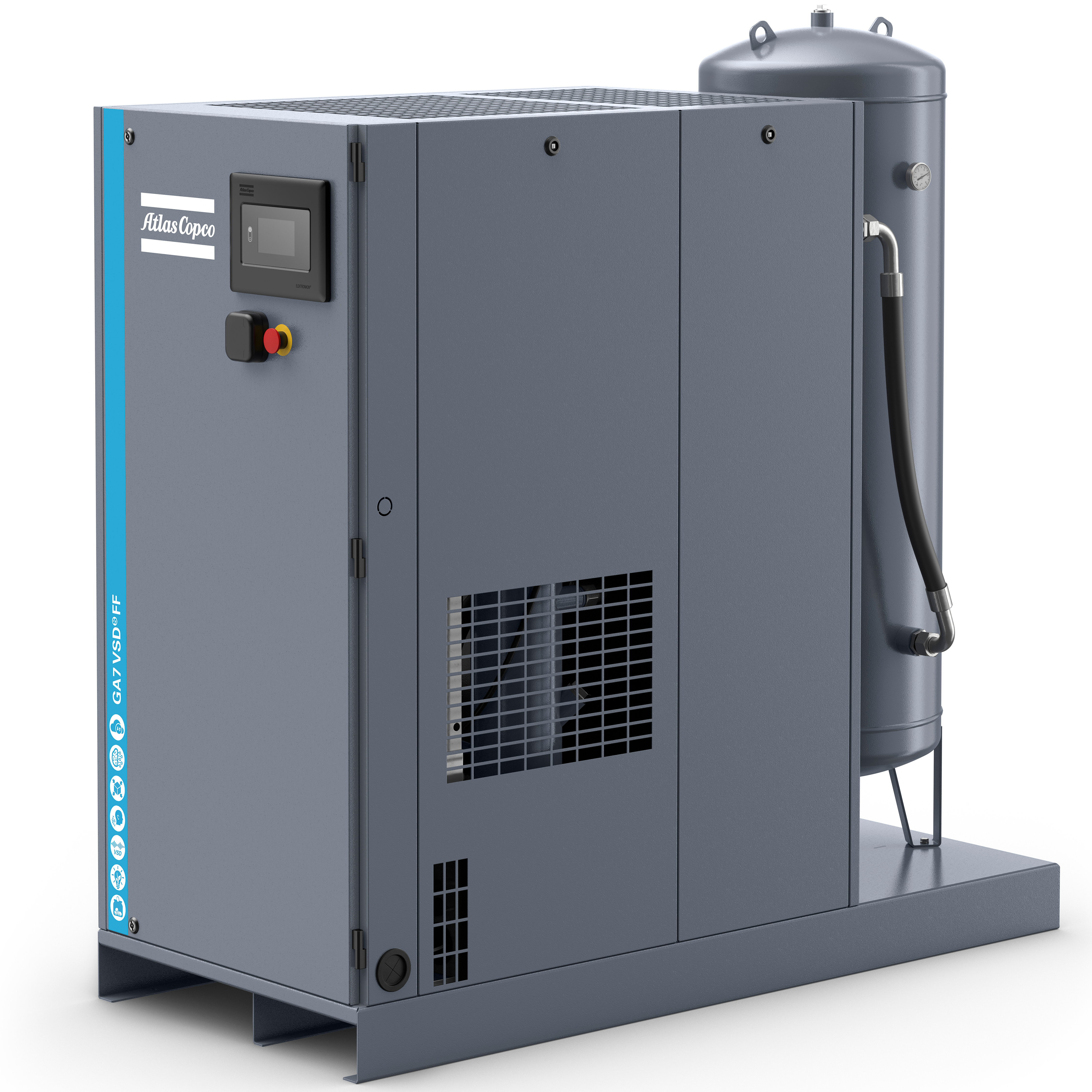 Atlas Copco GA5-18VSDS Variable Speed Rotary Screw Air Compressor Series