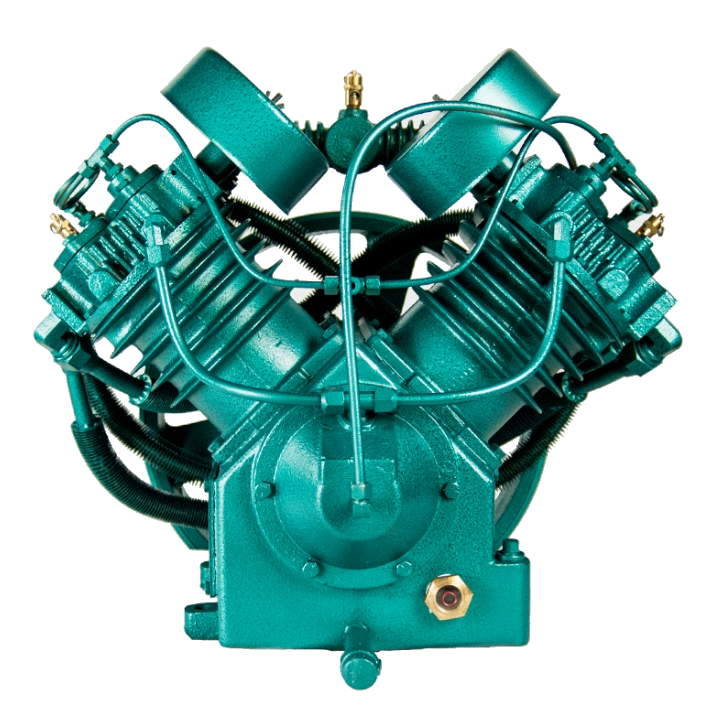 AirComParts R452HU four-cylinder two-stage replacement air compressor pump for Kellogg-American 452TVX