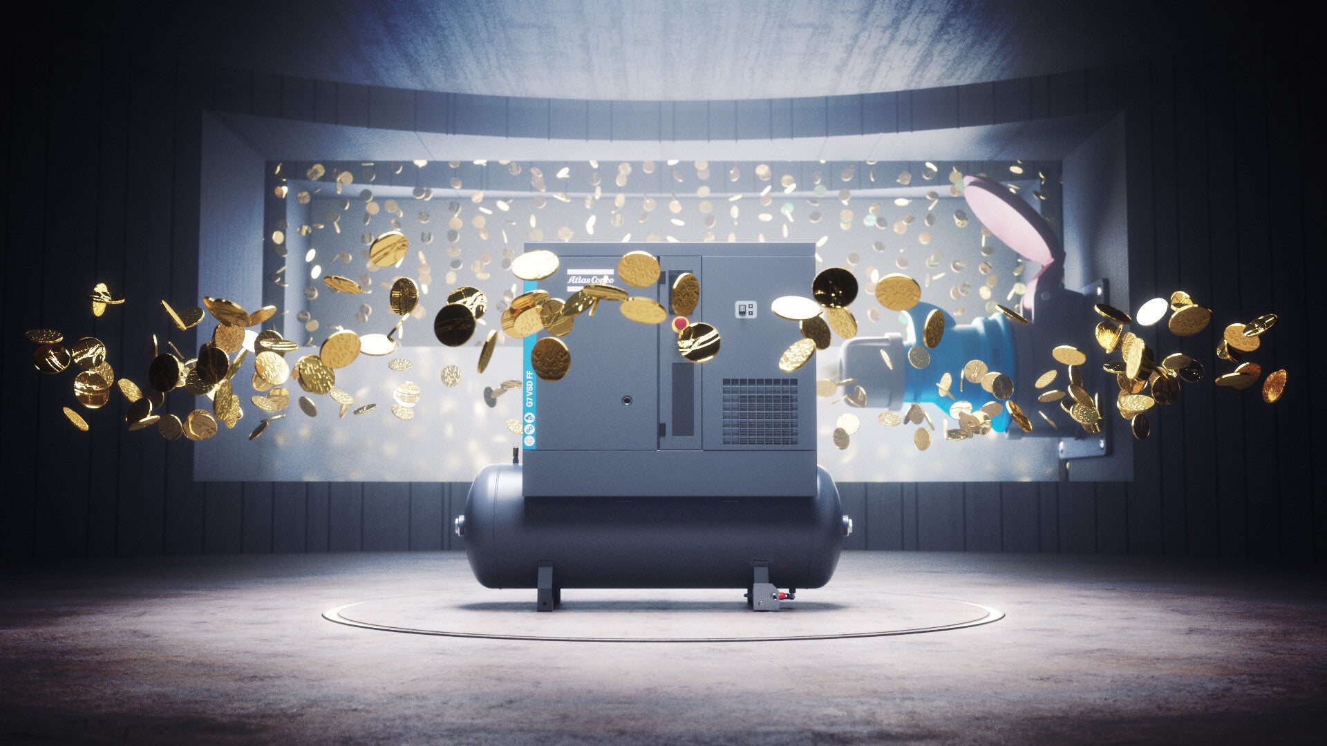 Atlas Copco G2 - G7 Rotary Screw Air Compressor Series