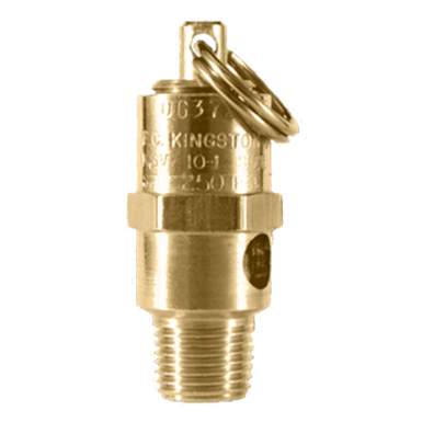 KINGSTON SOFT-SEAT SAFETY RELIEF VALVE - 65PSI, 1/4" NPT - KSV10H-2-65