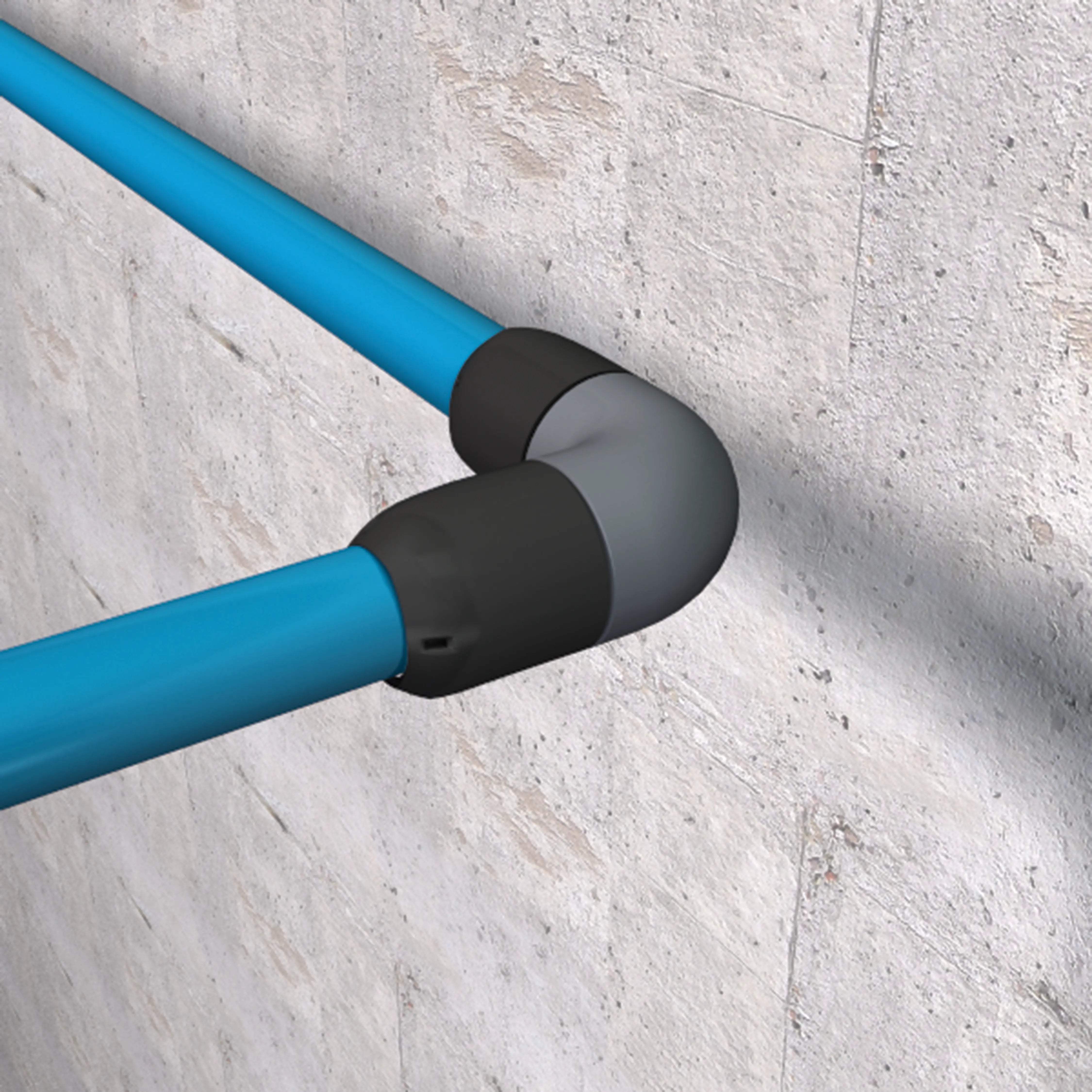 Aluminum Elbow 45 Deg for Compressed Air Piping by AIRnet