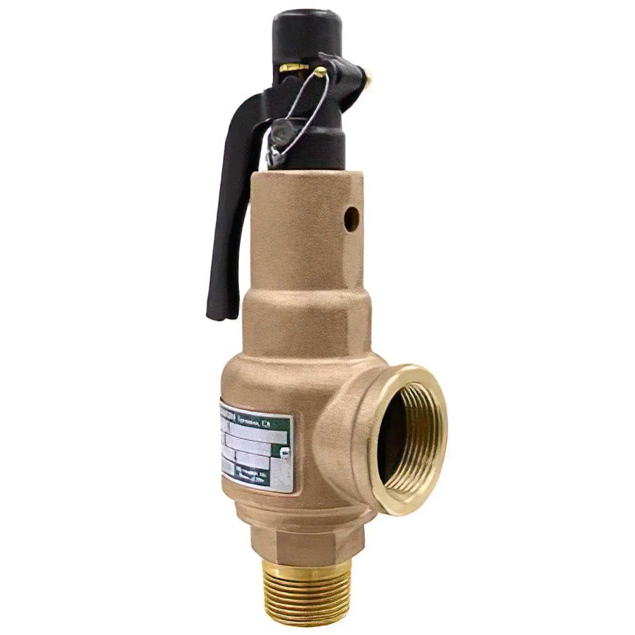 Kingston KNG570 high-capacity ASME brass safety relief valve