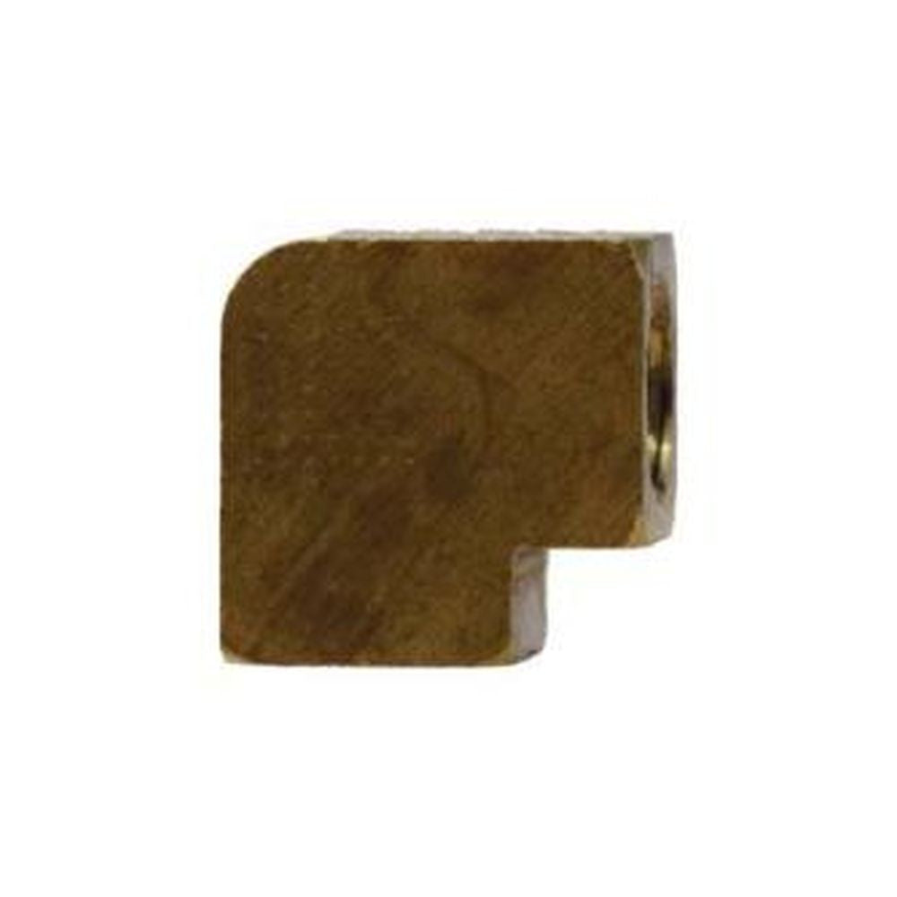 Brass 90 degree inverted flare female elbow adapter