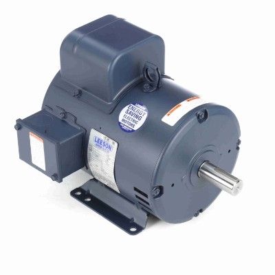 Leeson 131561 3 HP single-phase ODP motor, 184T frame