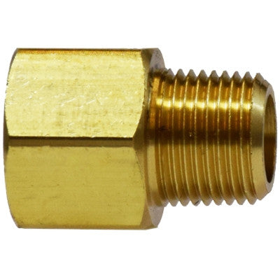 Brass extender adapter, female NPT to male NPT pipe fitting