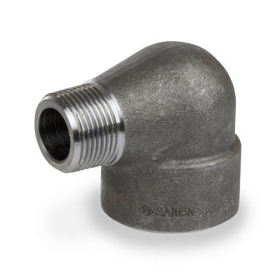 Steel 90° Forged Street Elbow Class 3000 Carbon Steel MNPT to FNPT Warthog Air Compressor Store