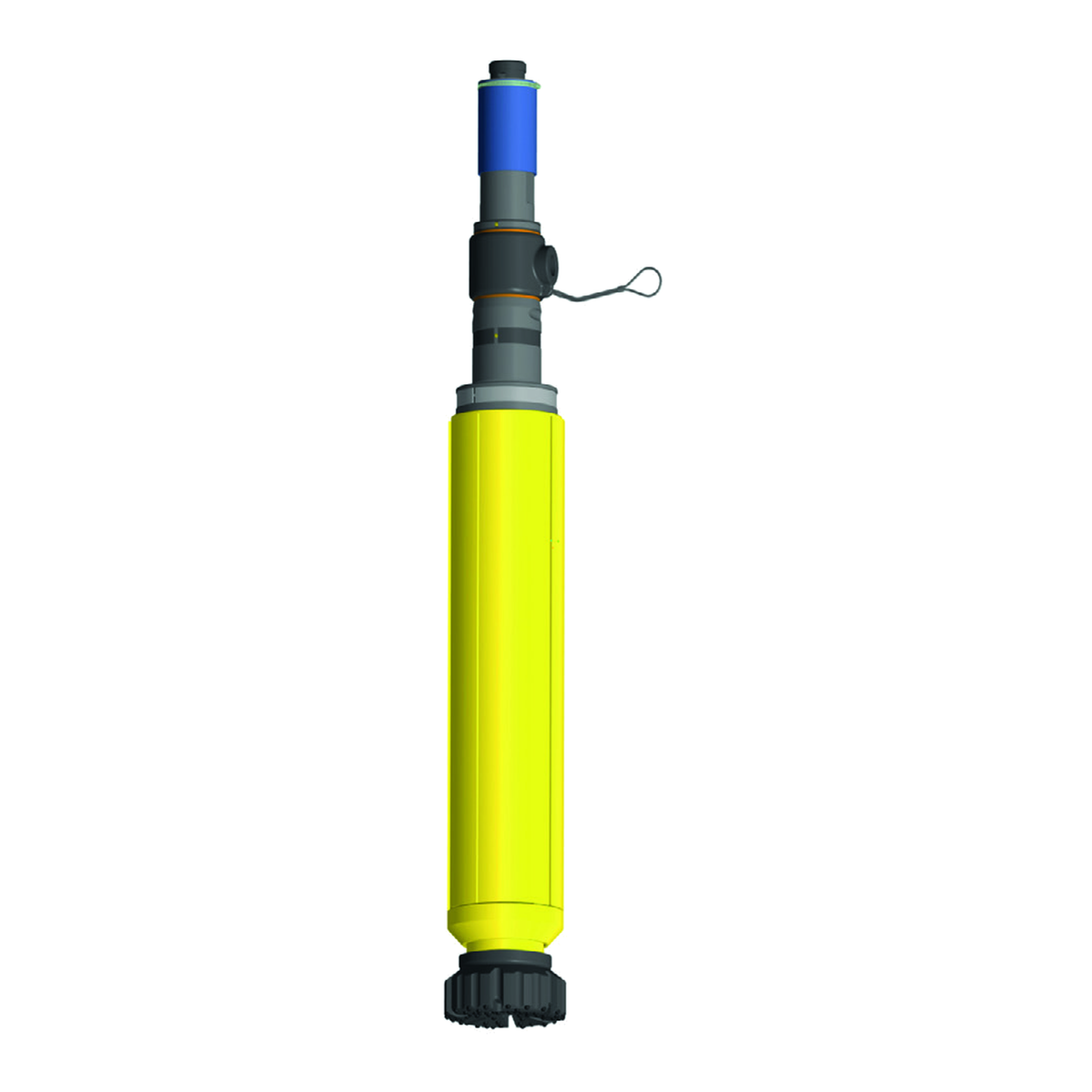TerraRoc PPD 120 utility power pole drill with QL 120 DTH hammer and air swivel