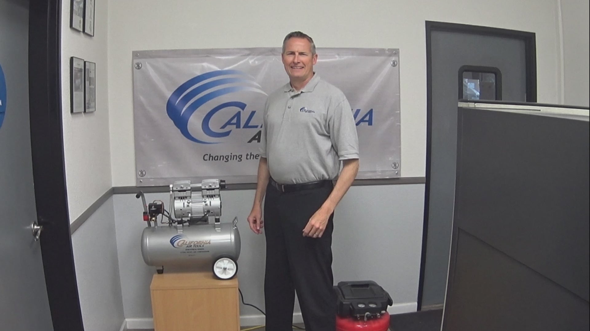 Load video: California Air Tools 1.0 Hp 8.0 Gal. Aluminum Tank Ultra Quiet &amp; Oil-Free Air Compressor | CAT-8010ALFC
