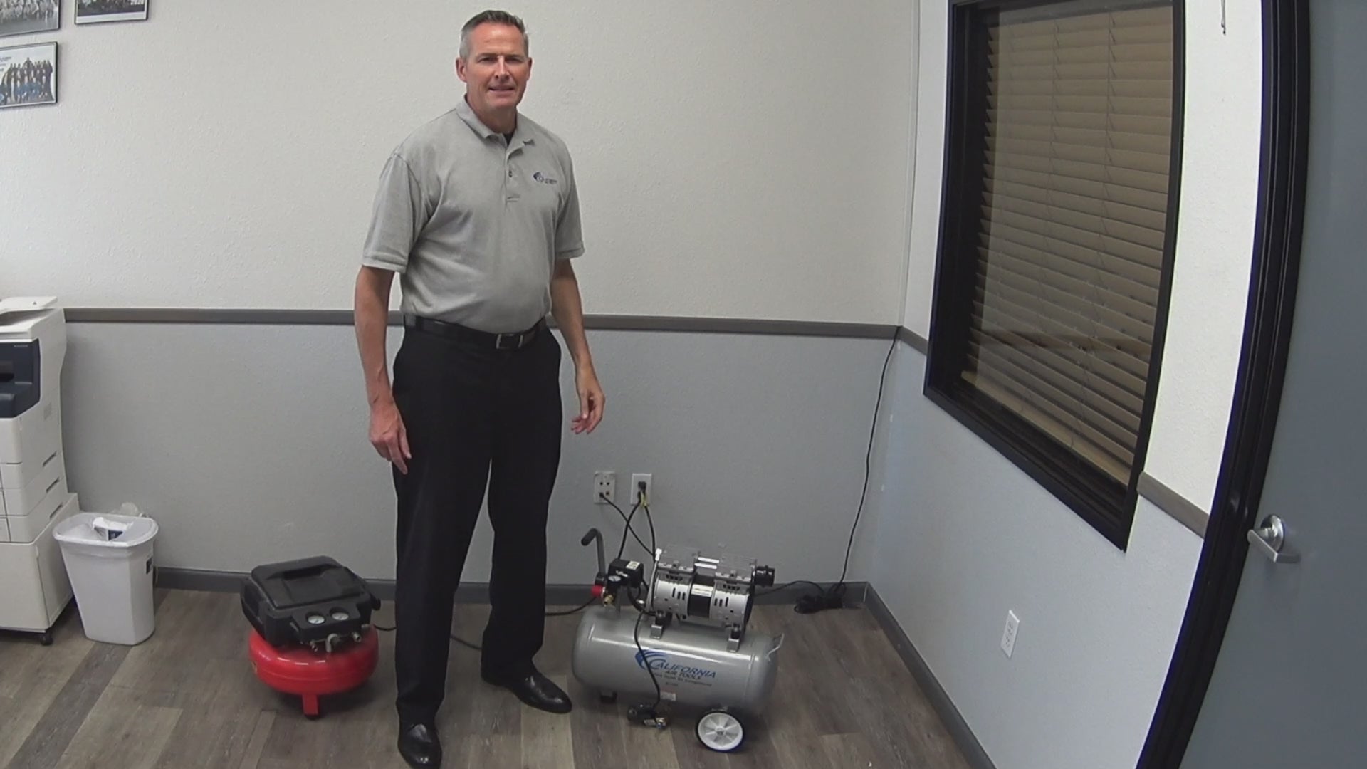 Load video: California Air Tools 1.0 Hp, 8.0 Gal. Steel Tank Ultra Quiet &amp; Oil-Free Air Compressor w/Auto Drain | CAT-8010AD