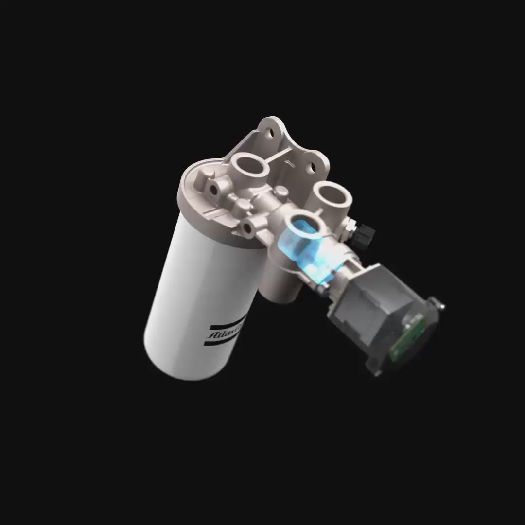 Load video: Atlas Copco GA5-18VSDS Variable Speed Rotary Screw Air Compressor Series