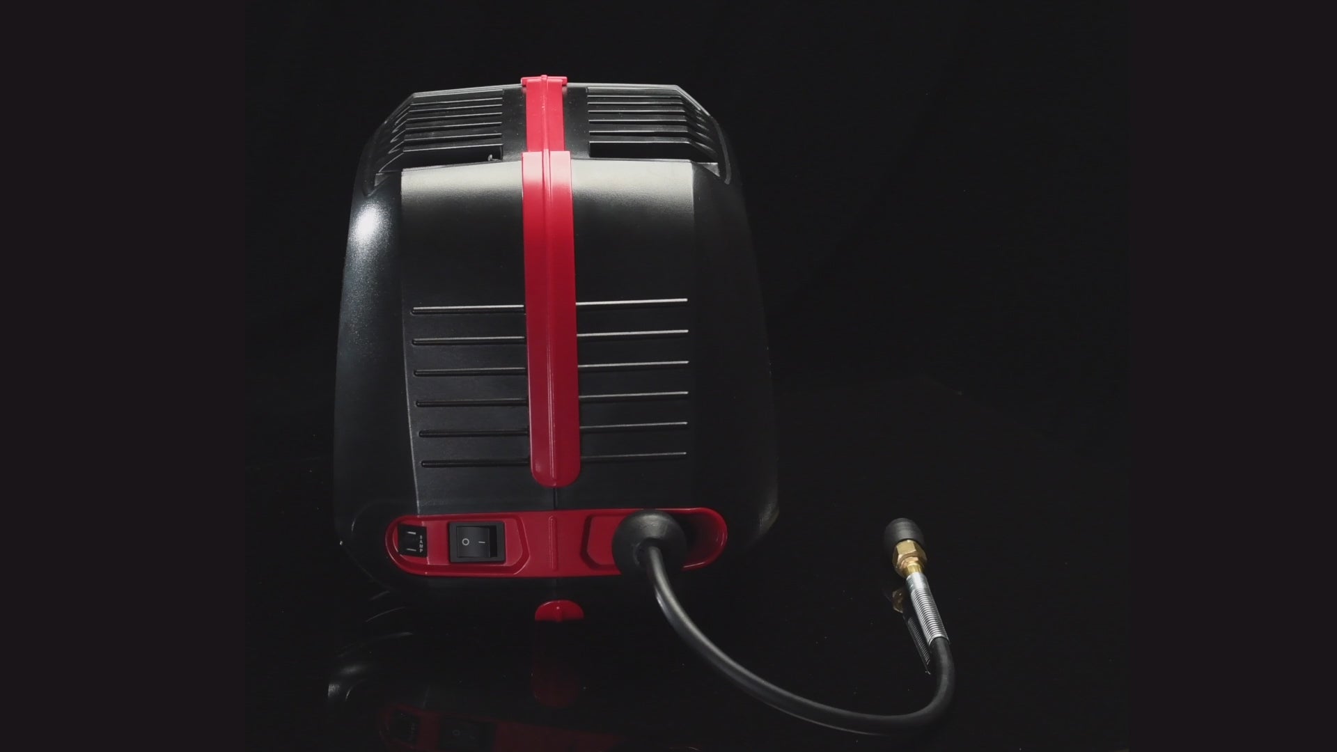 Load video: 1.5HP Wall-Mounted Compressor With Hose Reel By Chicago Pneumatic