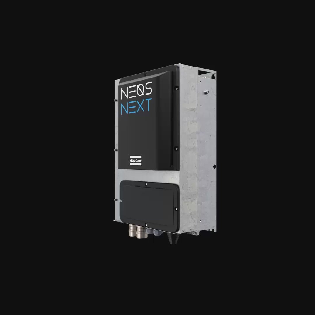 Load video: Atlas Copco GA5-18VSDS Variable Speed Rotary Screw Air Compressor Series