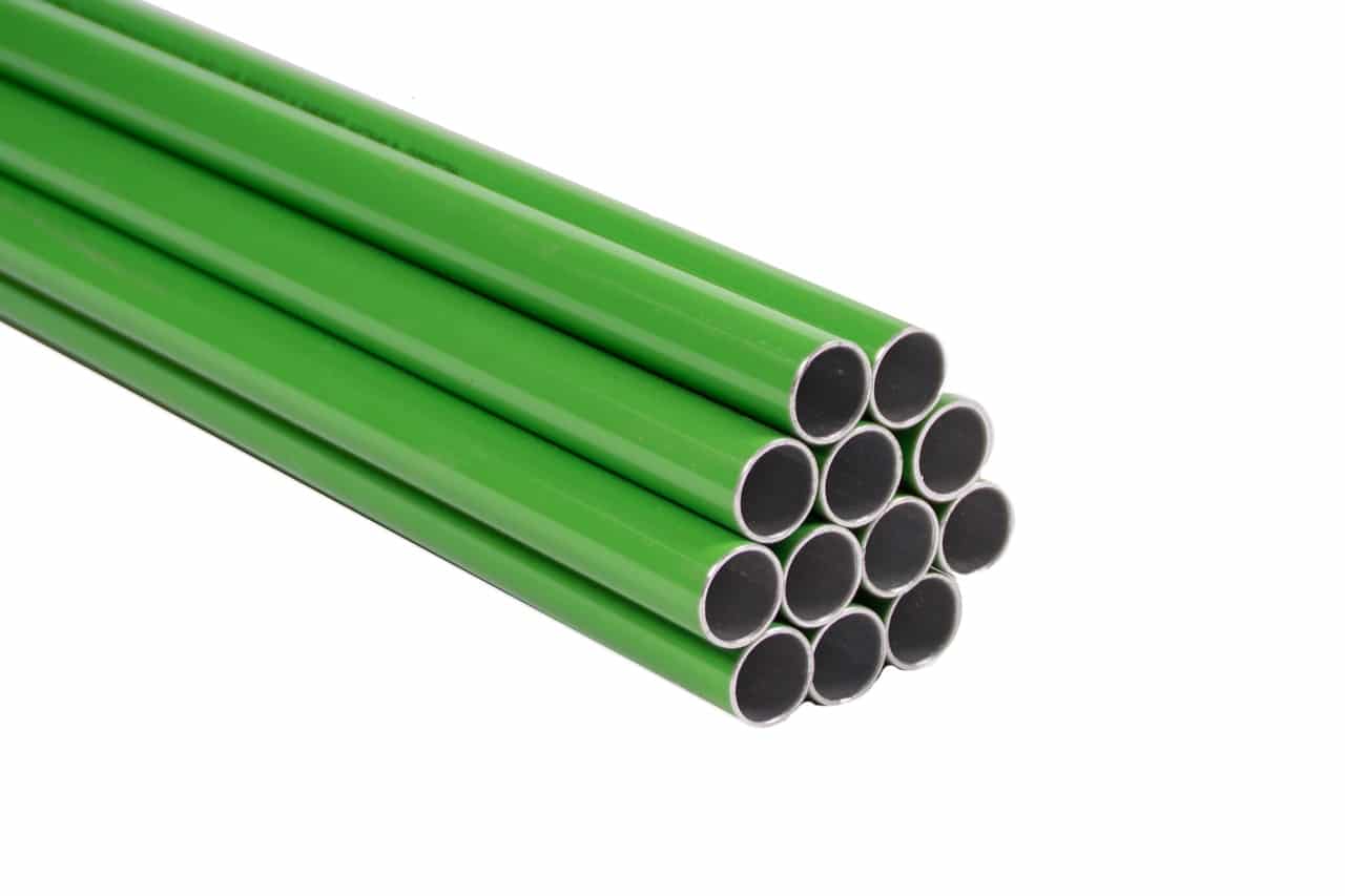 RapidAir FastPipe green aluminum compressed air pipe bundle