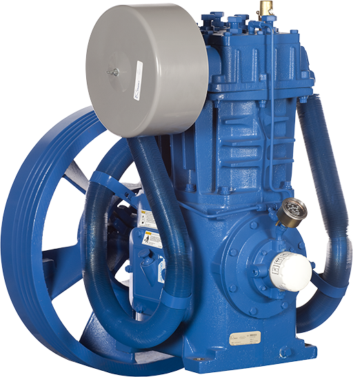 Quincy QRNG two-cylinder natural gas compressor bare pump