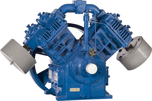 Quincy QRNG four-cylinder natural gas compressor bare pump