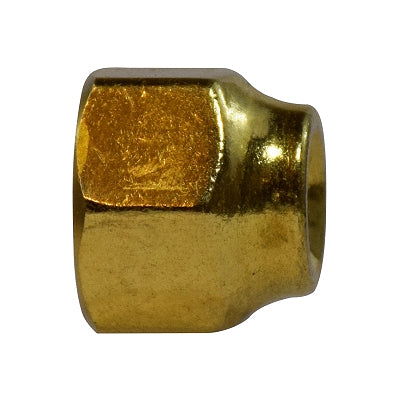 Forged brass SAE 45 degree flare reducing nut