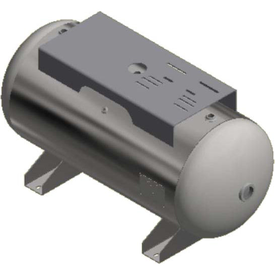 60 Gallon 200PSI Horizontal Air Tank By Samuel with Saddle legs, 14"X30" top plate | A10030