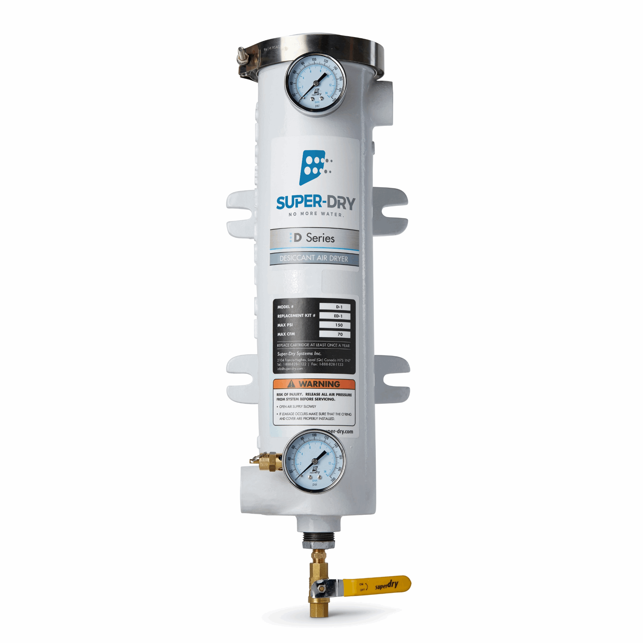 Super-Dry D1 D Series desiccant air dryer, part number 280-110
