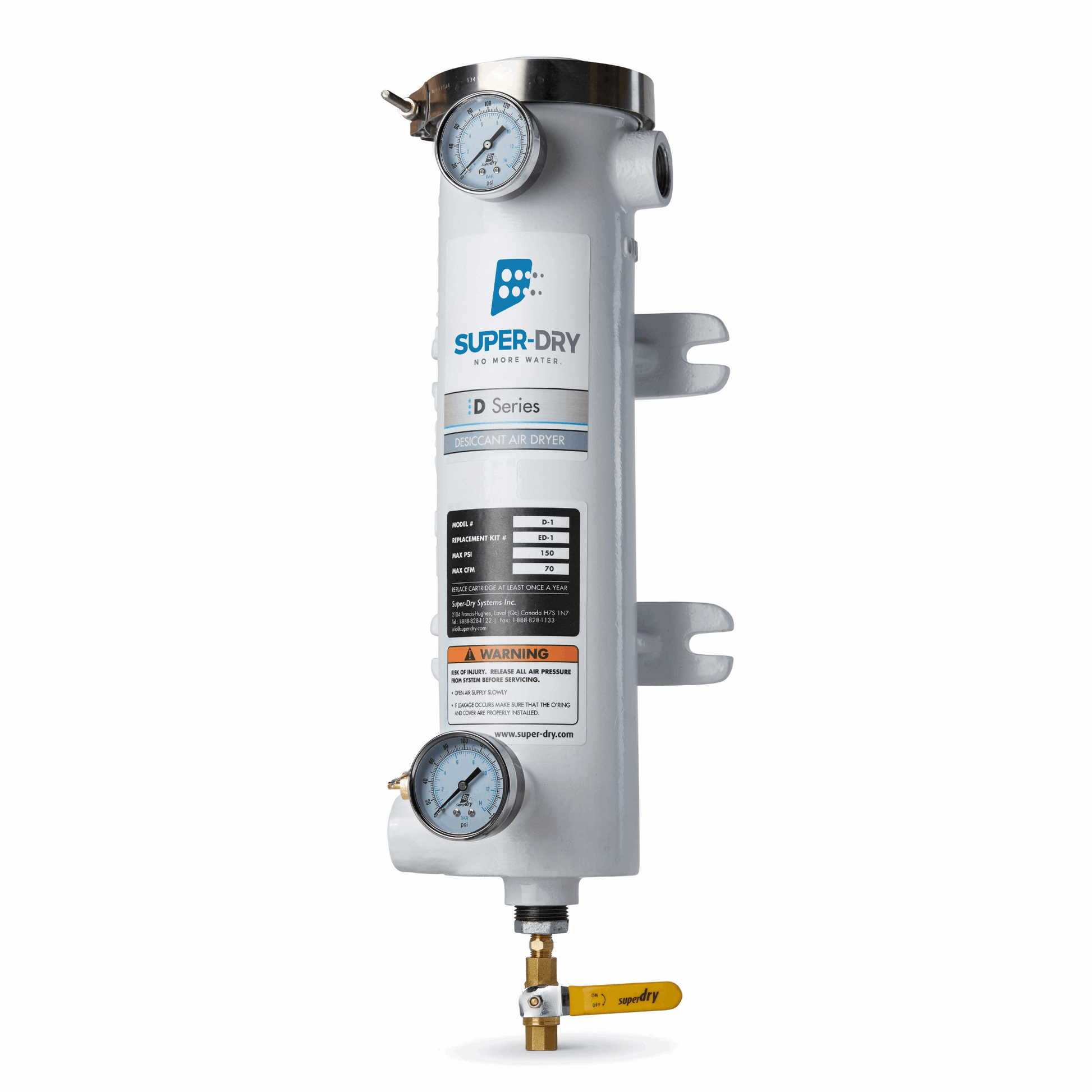 Super-Dry D1 D Series desiccant air dryer, part number 280-110