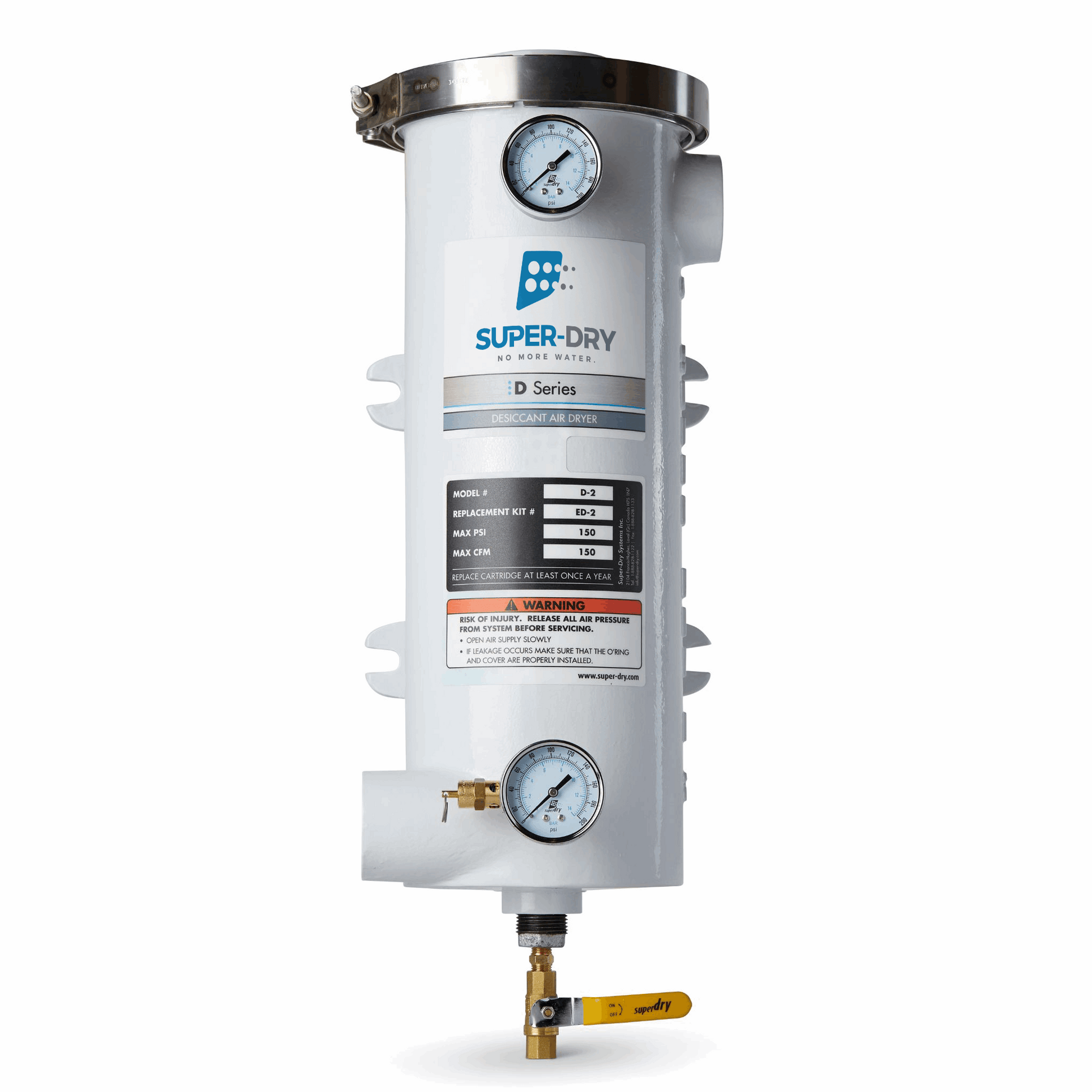 Super-Dry D2 D Series desiccant air dryer, part number 280-120