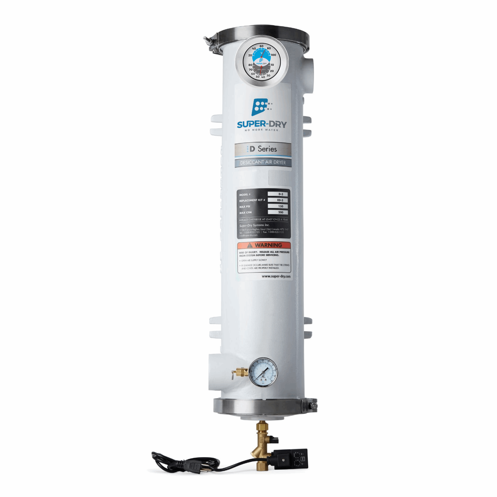 Super-Dry D3 D Series desiccant air dryer, part number 280-130