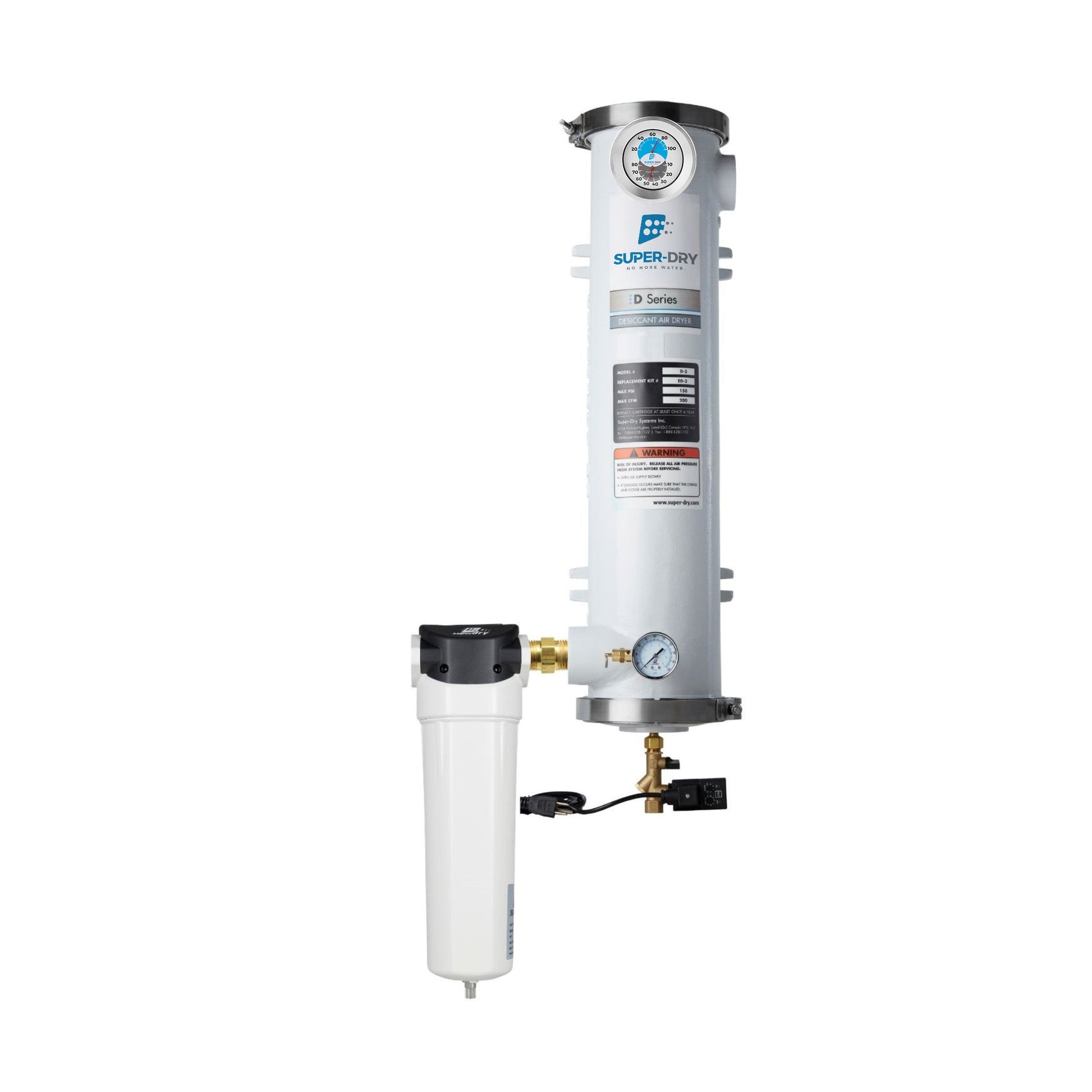 Super-Dry D3 D Series desiccant air dryer, part number 280-130