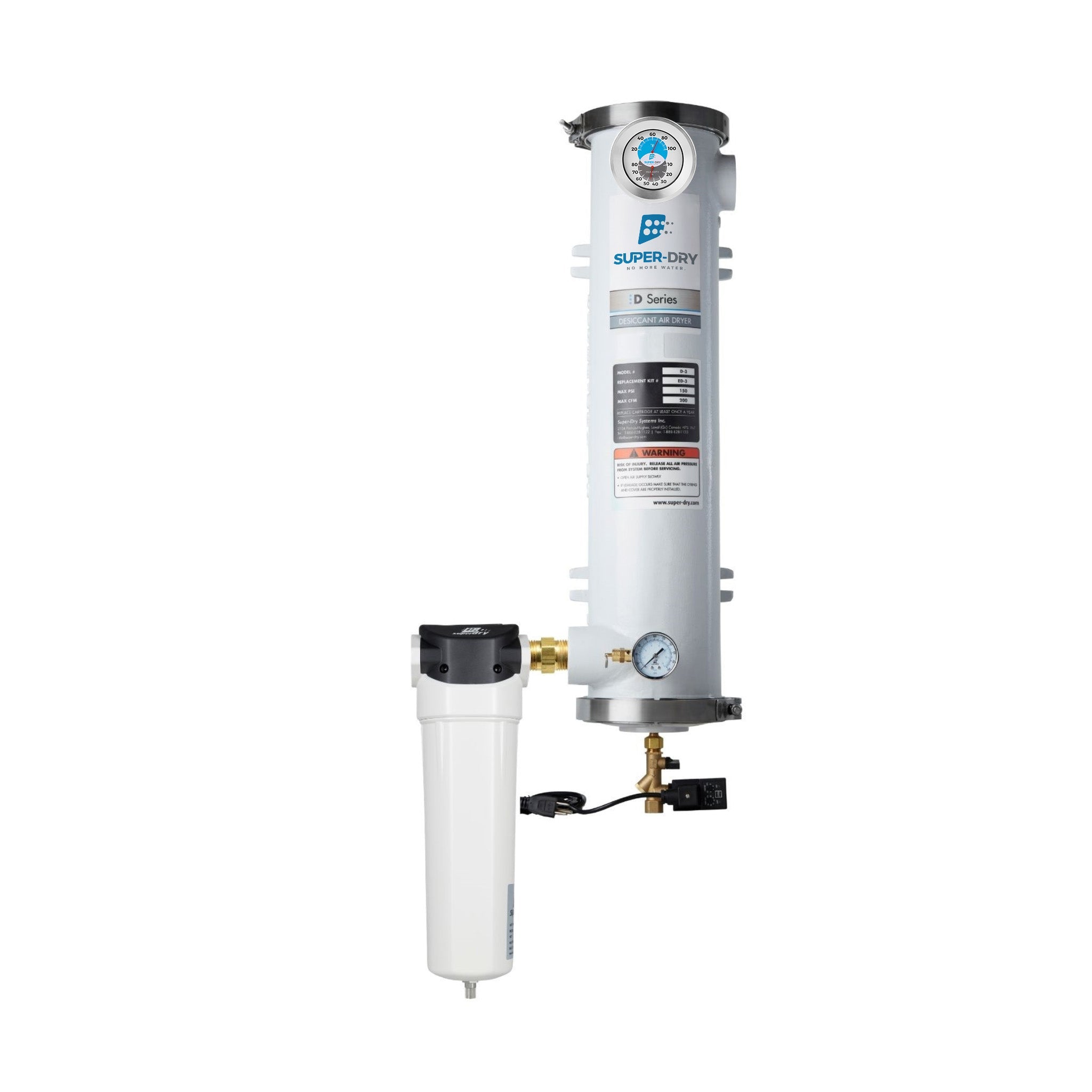 Super-Dry D3 D Series desiccant air dryer, part number 280-130
