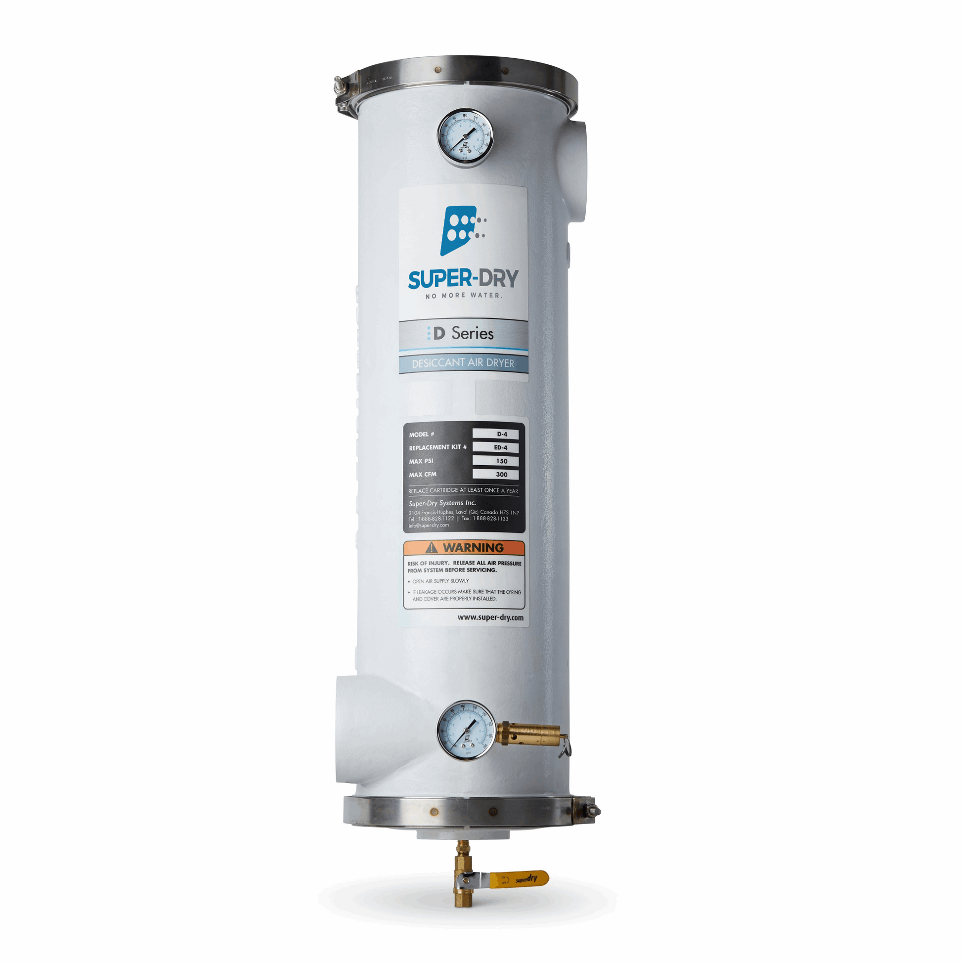 Super-Dry D4 D Series desiccant air dryer, part number 280-140