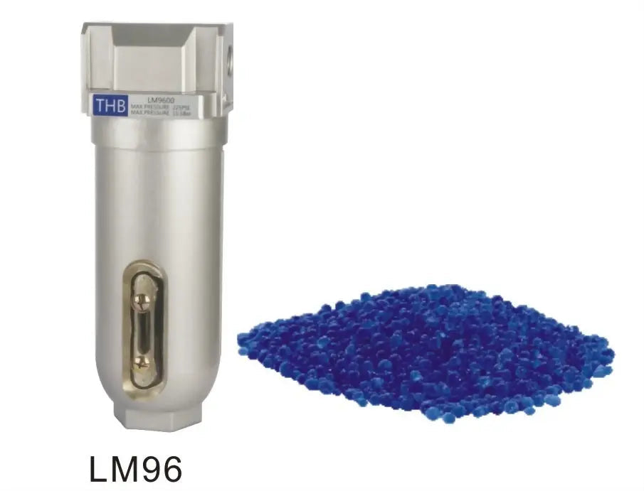 THB 9000 Series 2-stage unit — Stage 2: in-line desiccant air dryer, 11 oz metal bowl with sight glass
