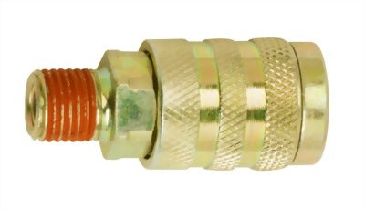 THB 1/4" steel industrial quick-connect air coupler