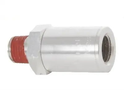 THB in-line compressed air filter, chrome metal body, 1/4 and 3/8 inch NPT
