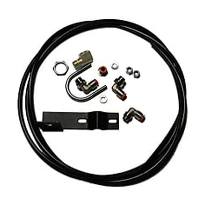Tsunami Basic Drain Install Kit 21999-0316 - mounting bracket, tubing, and push-connect fittings
