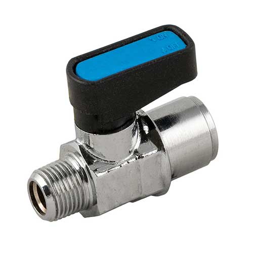 Champion Quick-Lock compact NPT ball valve with lever handle