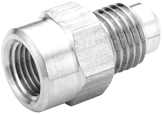 Warthog steel female SAE 45 degree flare swivel adapter