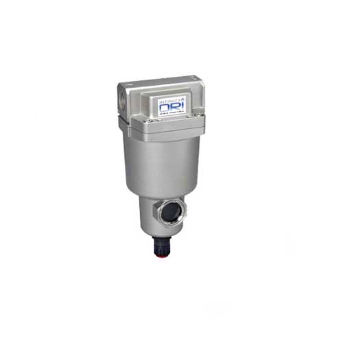 Champion DRI Series water remover, extruded aluminum housing with tempered sight glass and drain