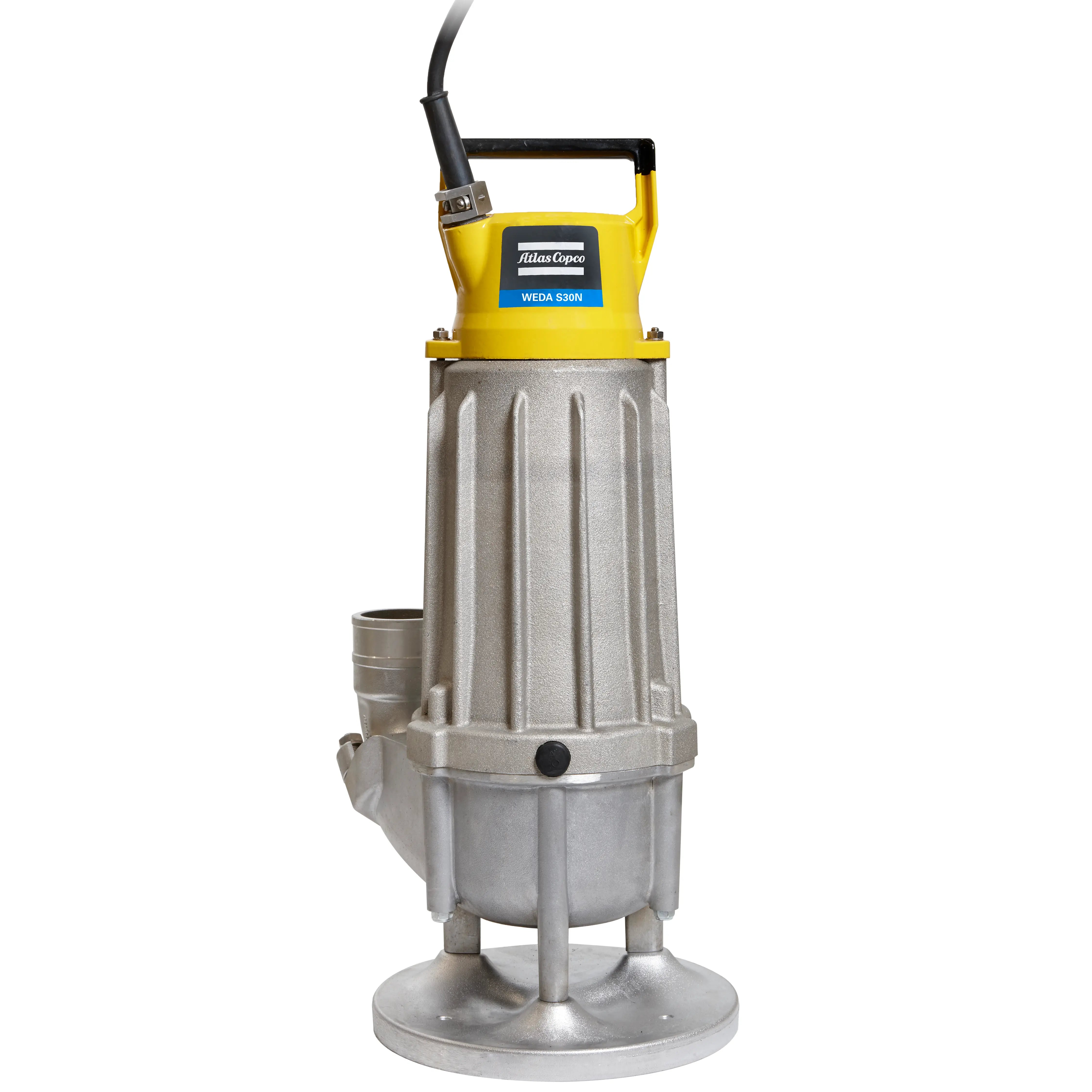 Atlas Copco WEDA S30N | Submersible Sludge Pump — 3 HP, 220–240V 1-Phase, 230 GPM, 3" Discharge