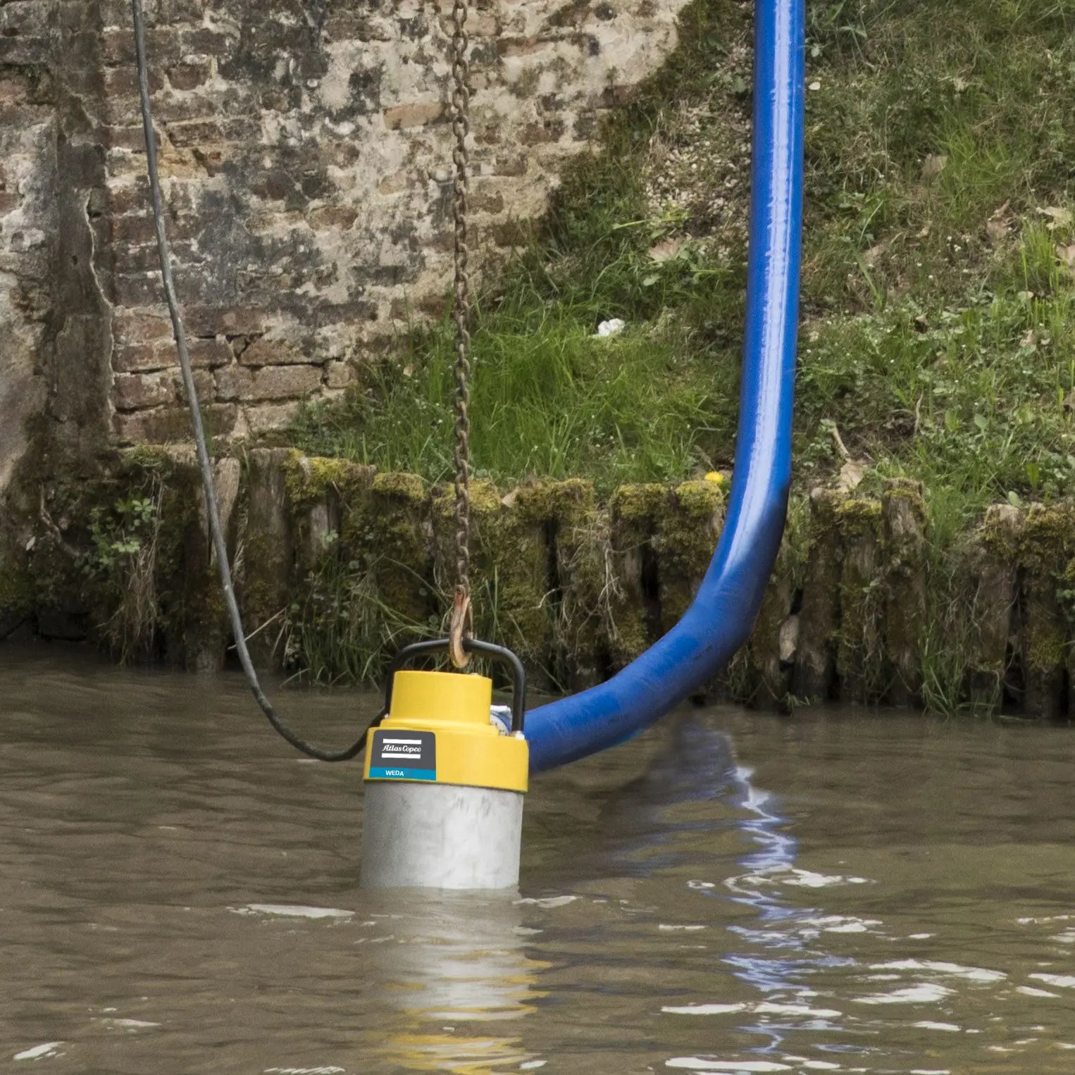 Submersible Pump - WEDA D80N 460V YSERSOFT60HZCSA 6"NPT by Atlas Copco